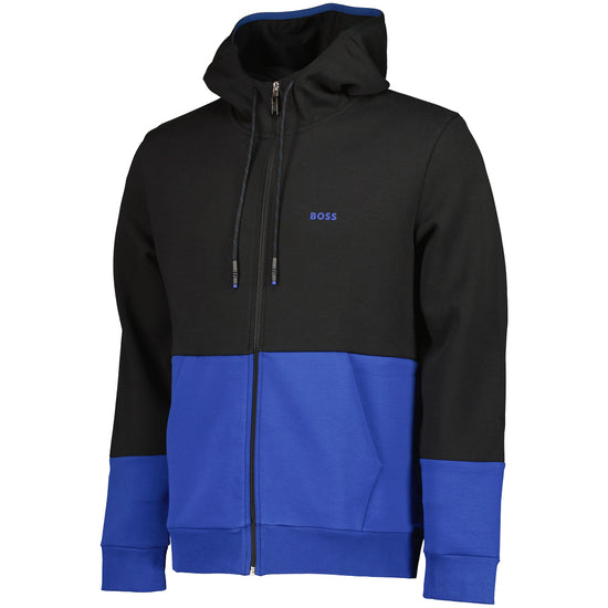 Embroidered Logo Zip Hoodie - Casual Basement