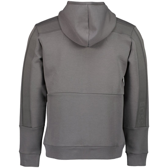 Embroidered Logo Zip Hoodie - Casual Basement