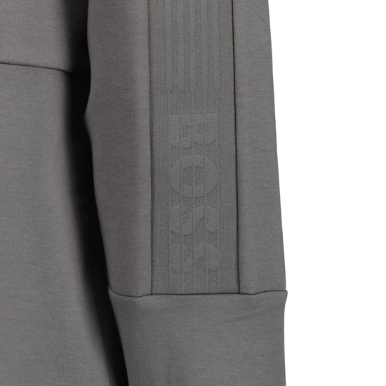 Embroidered Logo Zip Hoodie - Casual Basement