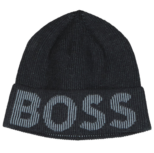 Knitted-Logo Beanie - Casual Basement