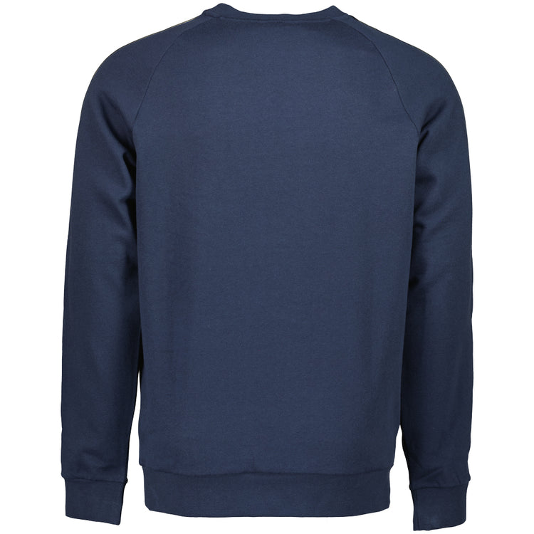 Cotton-Terry Logo Tape Sweatshirt - Casual Basement