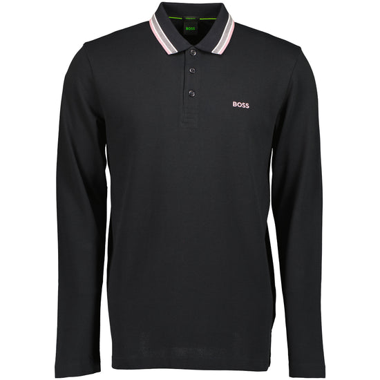 Plisy Long Sleeve Embroidered Logo Polo - Casual Basement