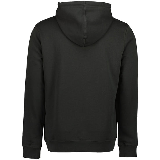 Cotton-Terry Logo Patch Hoodie - Casual Basement