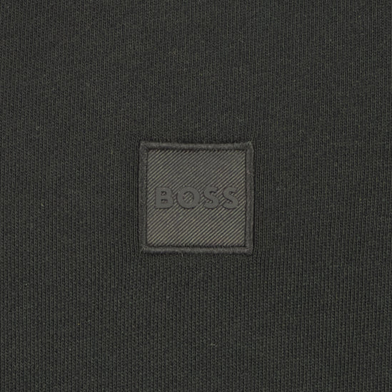 Cotton-Terry Logo Patch Hoodie - Casual Basement