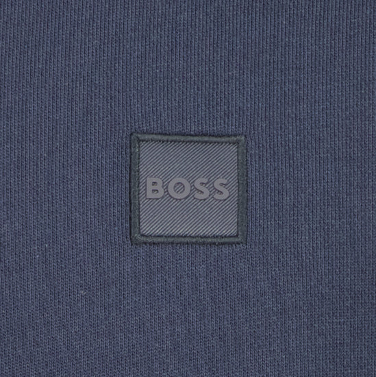 Cotton-Terry Logo Patch Hoodie - Casual Basement