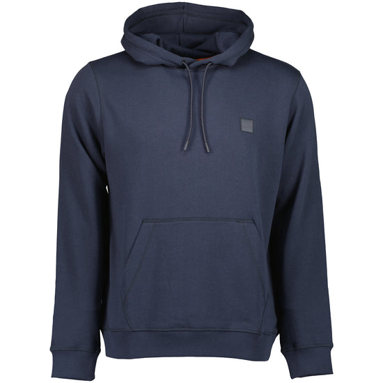 Cotton-Terry Logo Patch Hoodie - Casual Basement