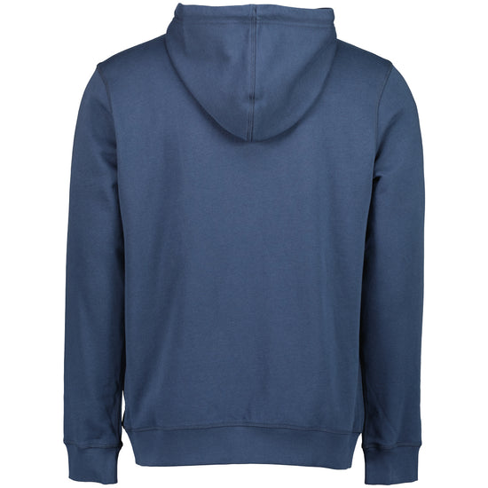 Cotton-Terry Logo Patch Hoodie - Casual Basement