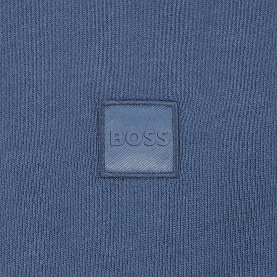 Cotton-Terry Logo Patch Hoodie - Casual Basement