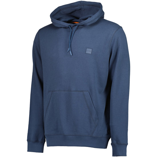 Cotton-Terry Logo Patch Hoodie - Casual Basement