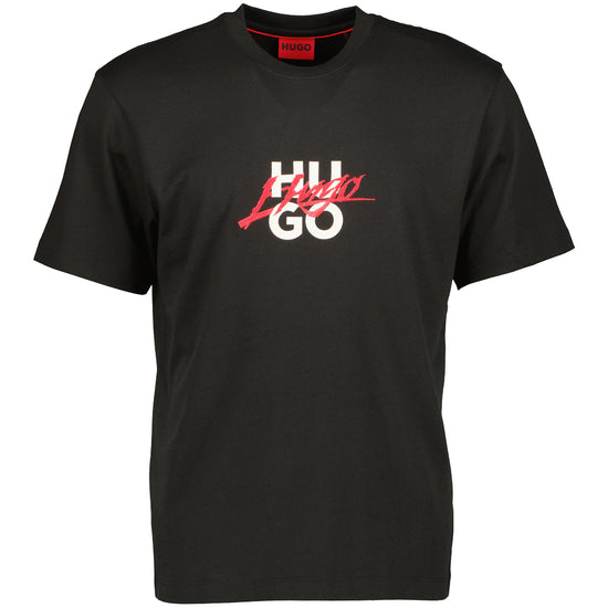 Cotton-Jersey Double Logo T-Shirt - Casual Basement