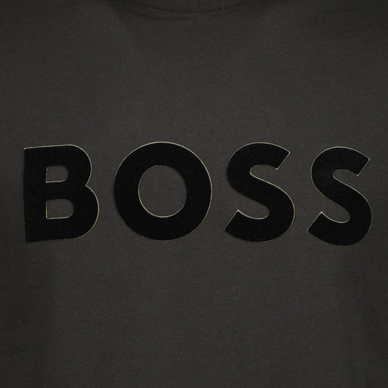 Cotton-Jersey Felt Logo T-Shirt - Casual Basement