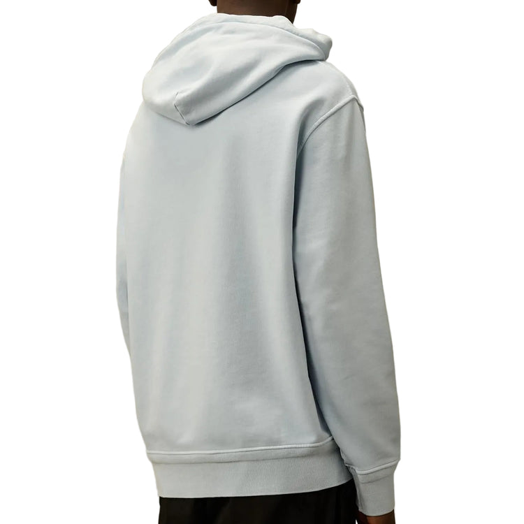 Diagonal Fleece Resist Dyed Lens Hoodie - Casual Basement