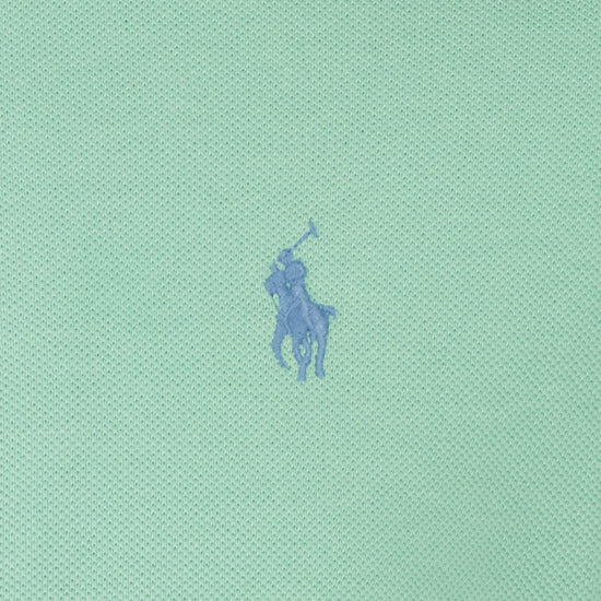 Mesh Cotton Logo Polo Shirt - Casual Basement