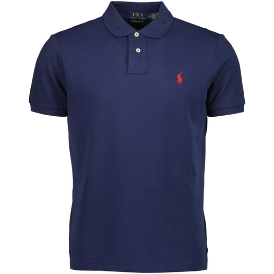 Custom Slim Fit Mesh Polo Shirt