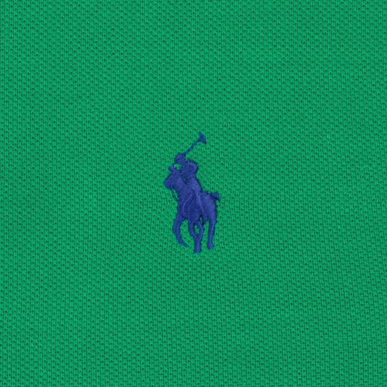 Mesh Cotton Logo Polo Shirt - Casual Basement