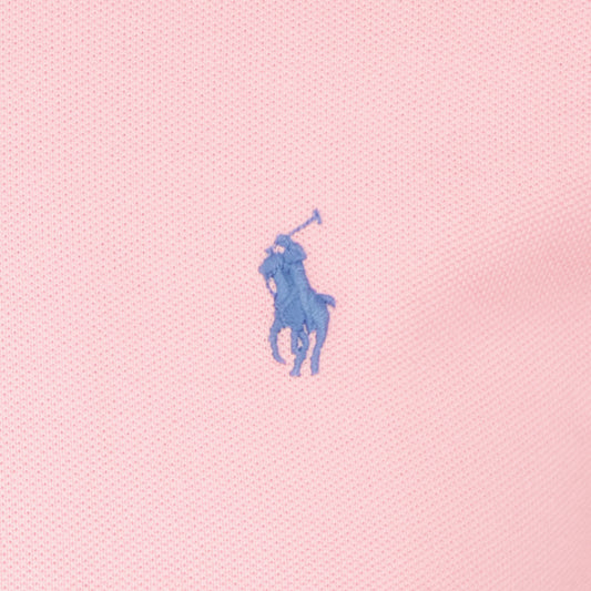 Mesh Cotton Logo Polo Shirt - Casual Basement