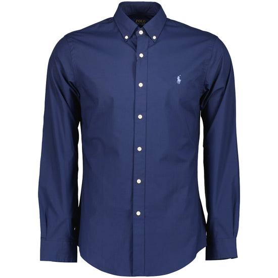 Slim Fit Stretch Poplin Shirt - Casual Basement