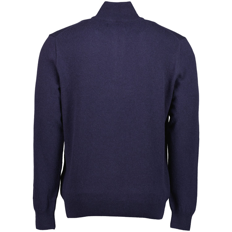 Merino Wool Quarter Zip Jumper