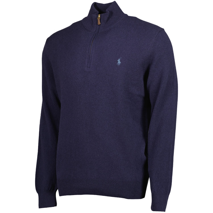 Merino Wool Quarter Zip Jumper