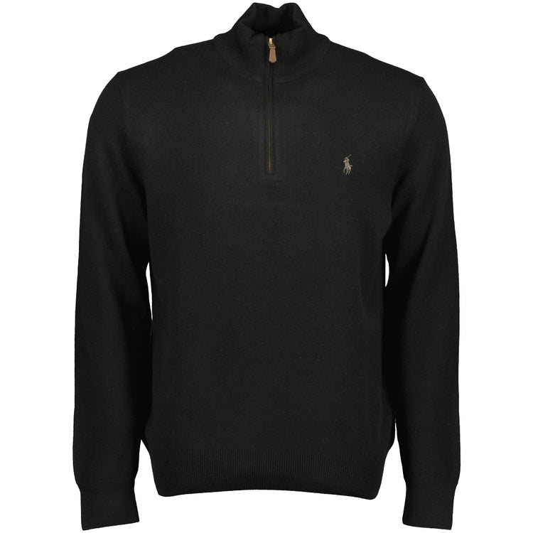 Merino Wool Quarter Zip Jumper
