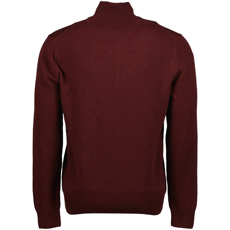 Merino Wool Quarter Zip Jumper