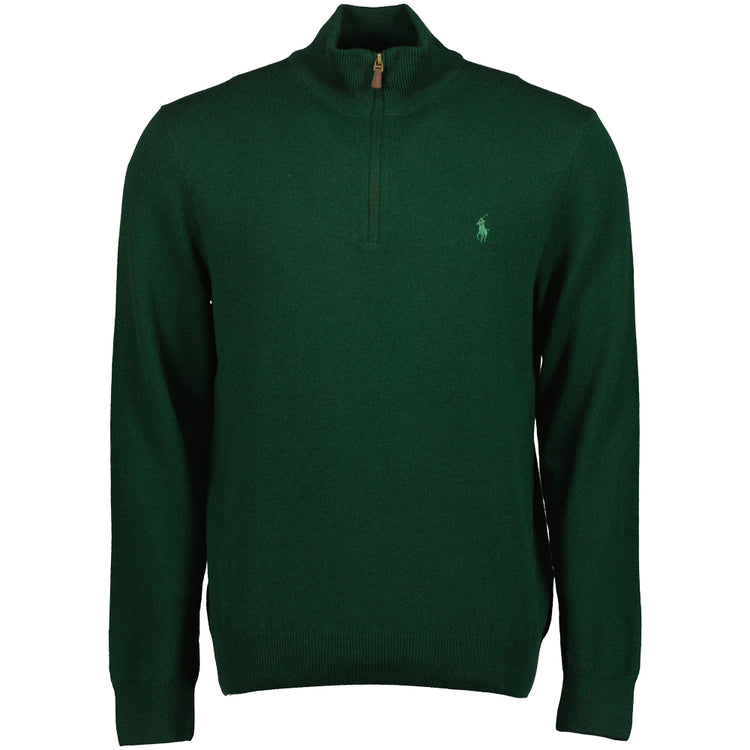 Merino Wool Quarter Zip Jumper