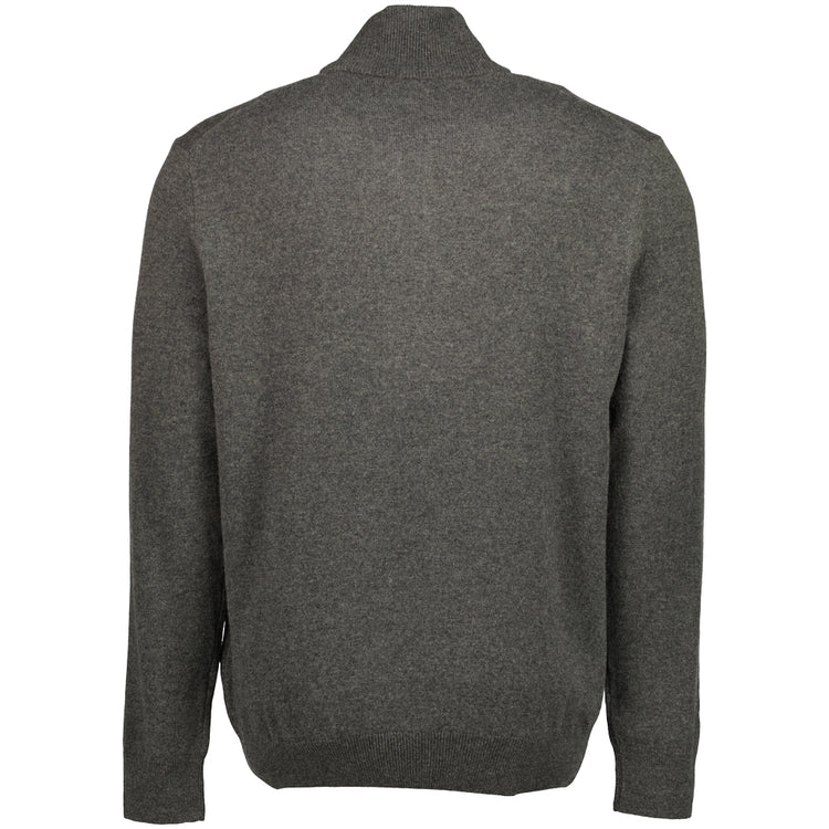Merino Wool Quarter Zip Jumper