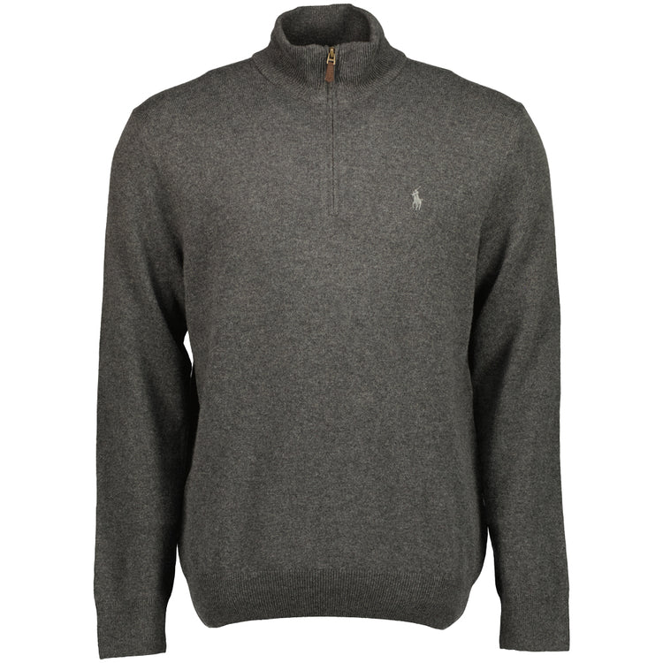 Merino Wool Quarter Zip Jumper