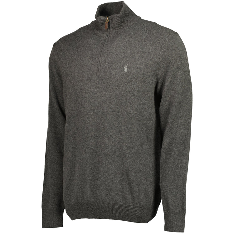 Merino Wool Quarter Zip Jumper