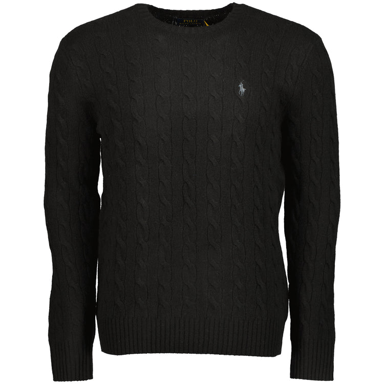 Cable-Knit Wool/Cashmer Jumper