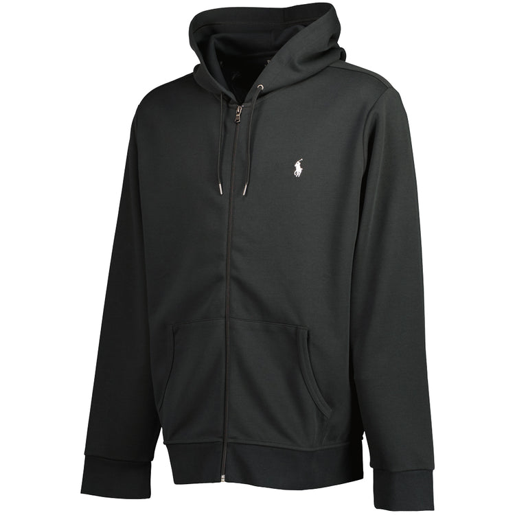 Zip Up Embroidered Logo Hoodie - Casual Basement