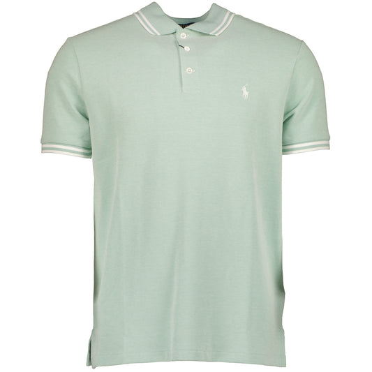 Stretch Mesh Logo Polo Shirt - Casual Basement