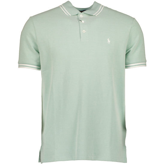Stretch Mesh Logo Polo Shirt - Casual Basement