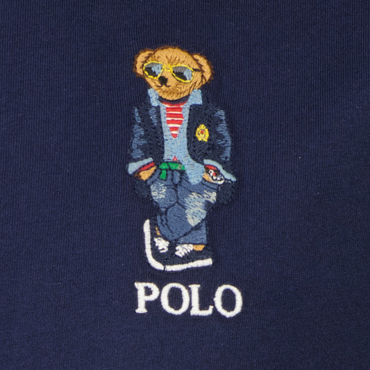 Embroidered Polo Bear T-Shirt - Casual Basement