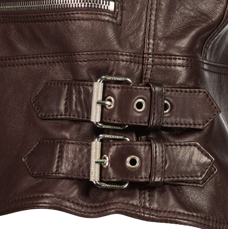 Ladies Sidney Leather Jacket - Casual Basement