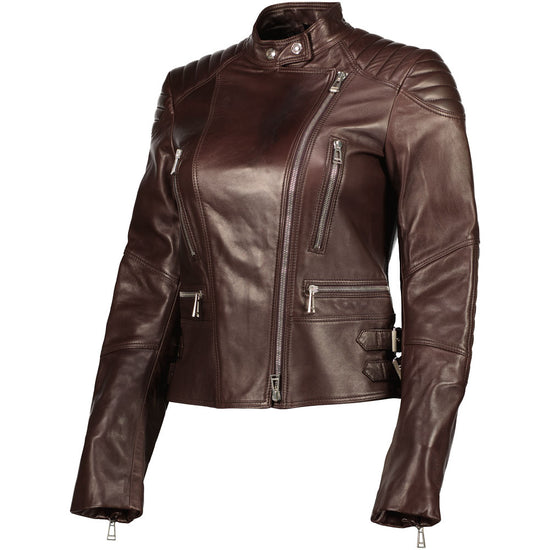Ladies Sidney Leather Jacket - Casual Basement