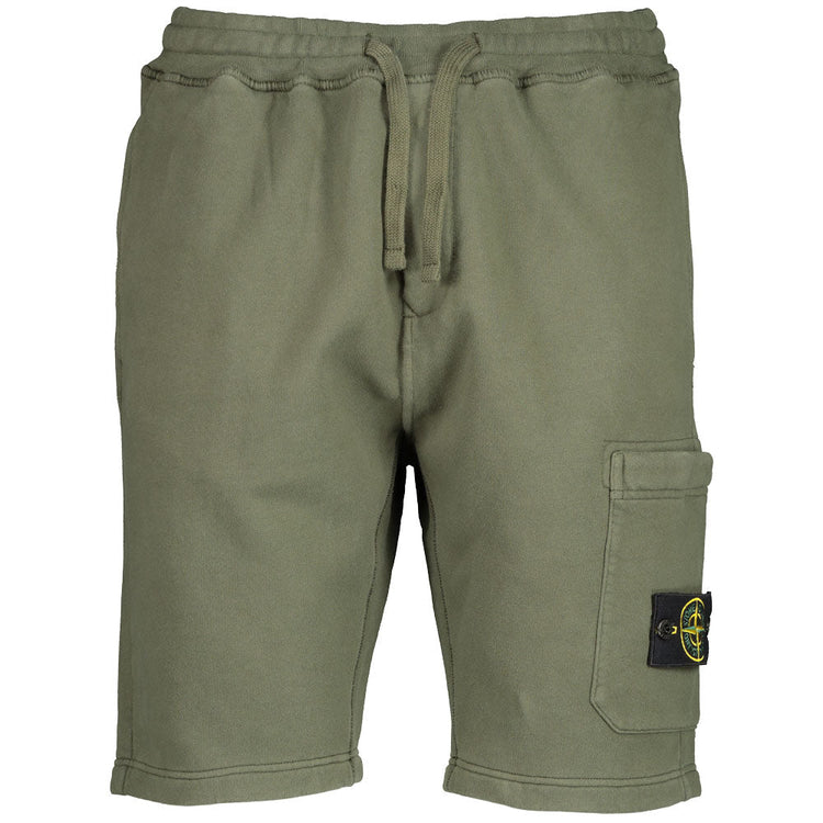 Stone Island Logo Patch Sweat Shorts - Casual Basement