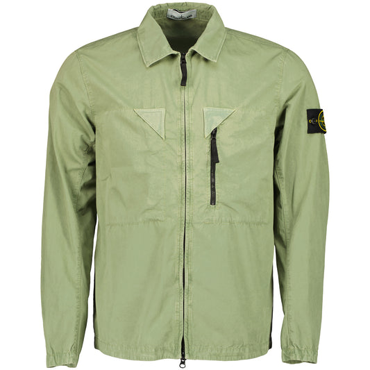 Brushed Cotton Overshirt Jacket - Casual Basement