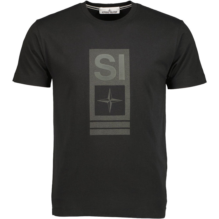 Stone Island Abbreviation One TShirt Black