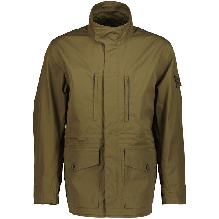Stone Island | Ghost Piece O-Ventile Jacket - Military Green