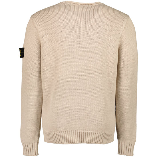 Crewneck Knitted Cotton Jumper - Casual Basement