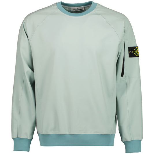 Stretch Nylon Crewneck Sweatshirt - Casual Basement