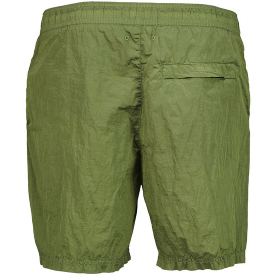 Stone Island | Stitches Five Nylon Metal Swim Shorts - Sage Green