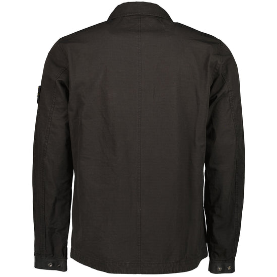 Ripstop Cotton Zipped Overshirt - Casual Basement