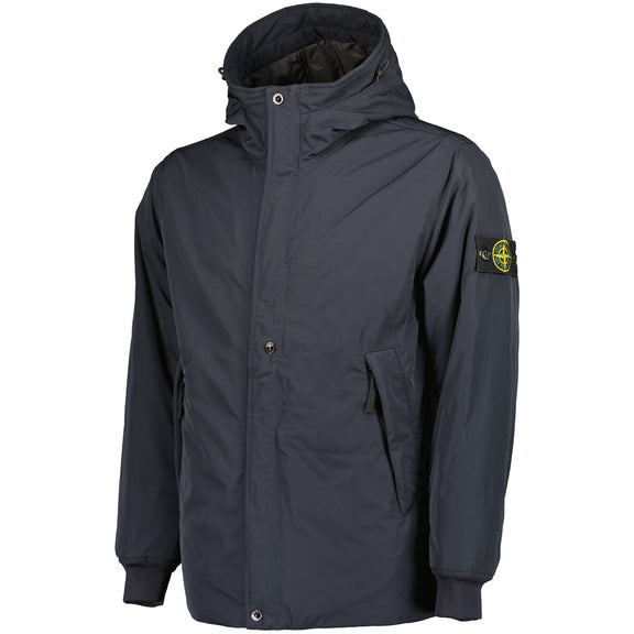 Stone Island | Hooded Micro Twill Padded Jacket - Navy 