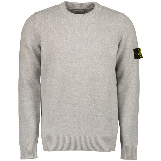 Lambswool Crewneck Knitted Sweatshirt - Casual Basement