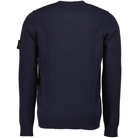 Lambswool V-Neck Knitted Sweatshirt - Casual Basement