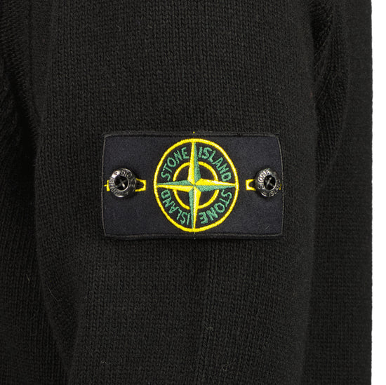 Lambswool V-Neck Knitted Sweatshirt - Casual Basement