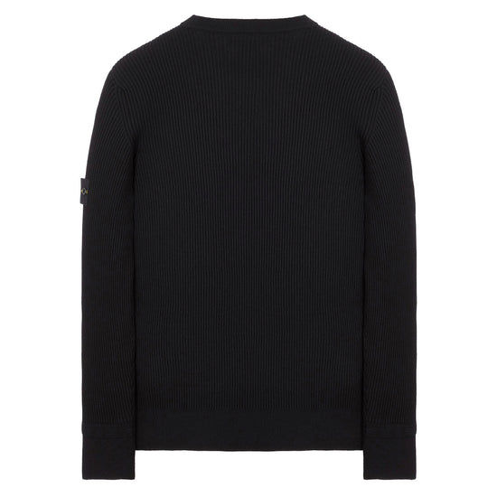 Crewneck Knit In Full-Rib Wool - Casual Basement