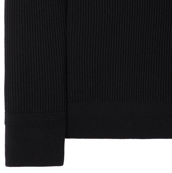 Crewneck Knit In Full-Rib Wool - Casual Basement